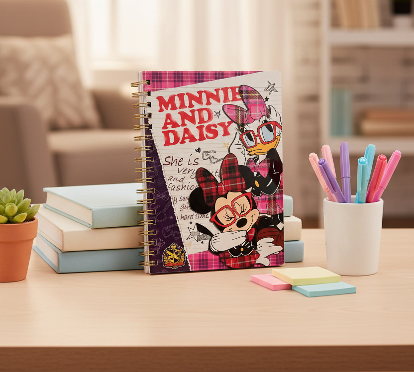 B6 線圈橫線筆記本 Minnie Mouse & Daisy Duck      (S2611430)