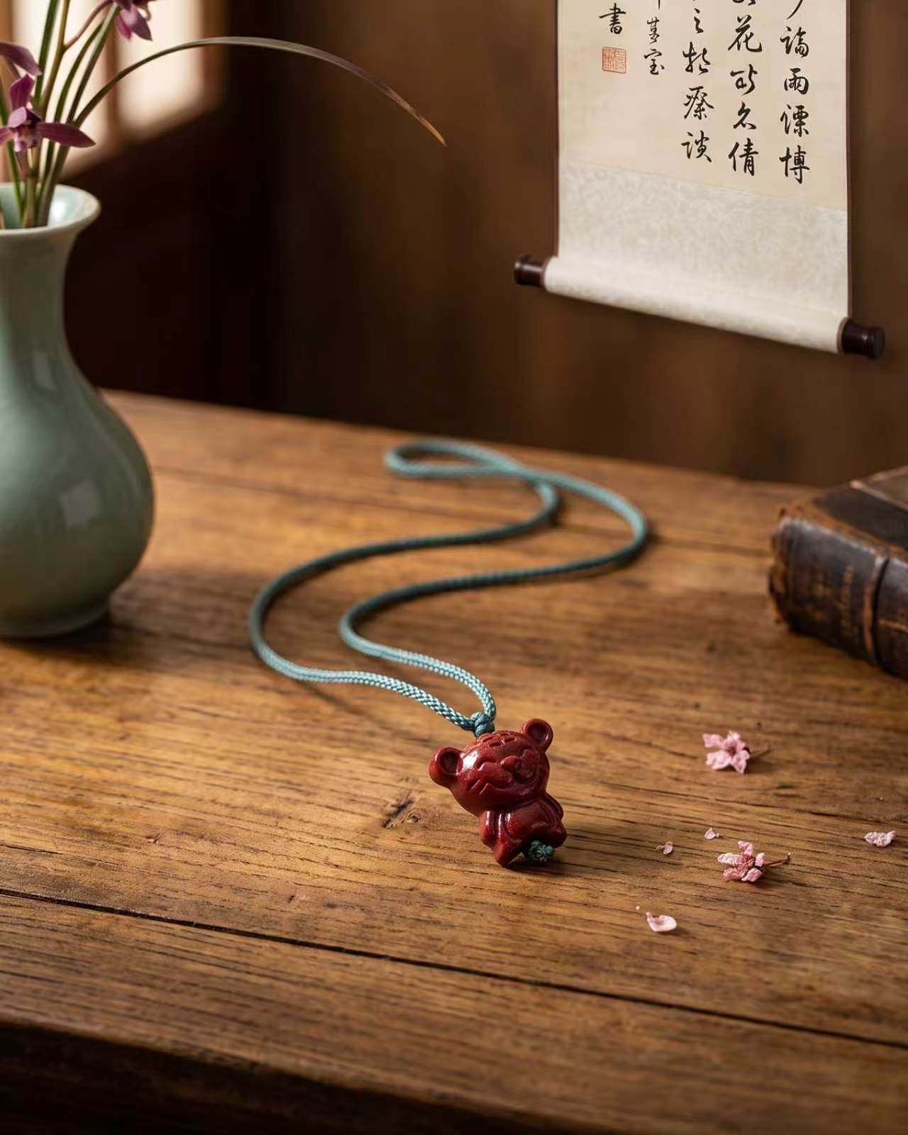 硃砂生肖虎