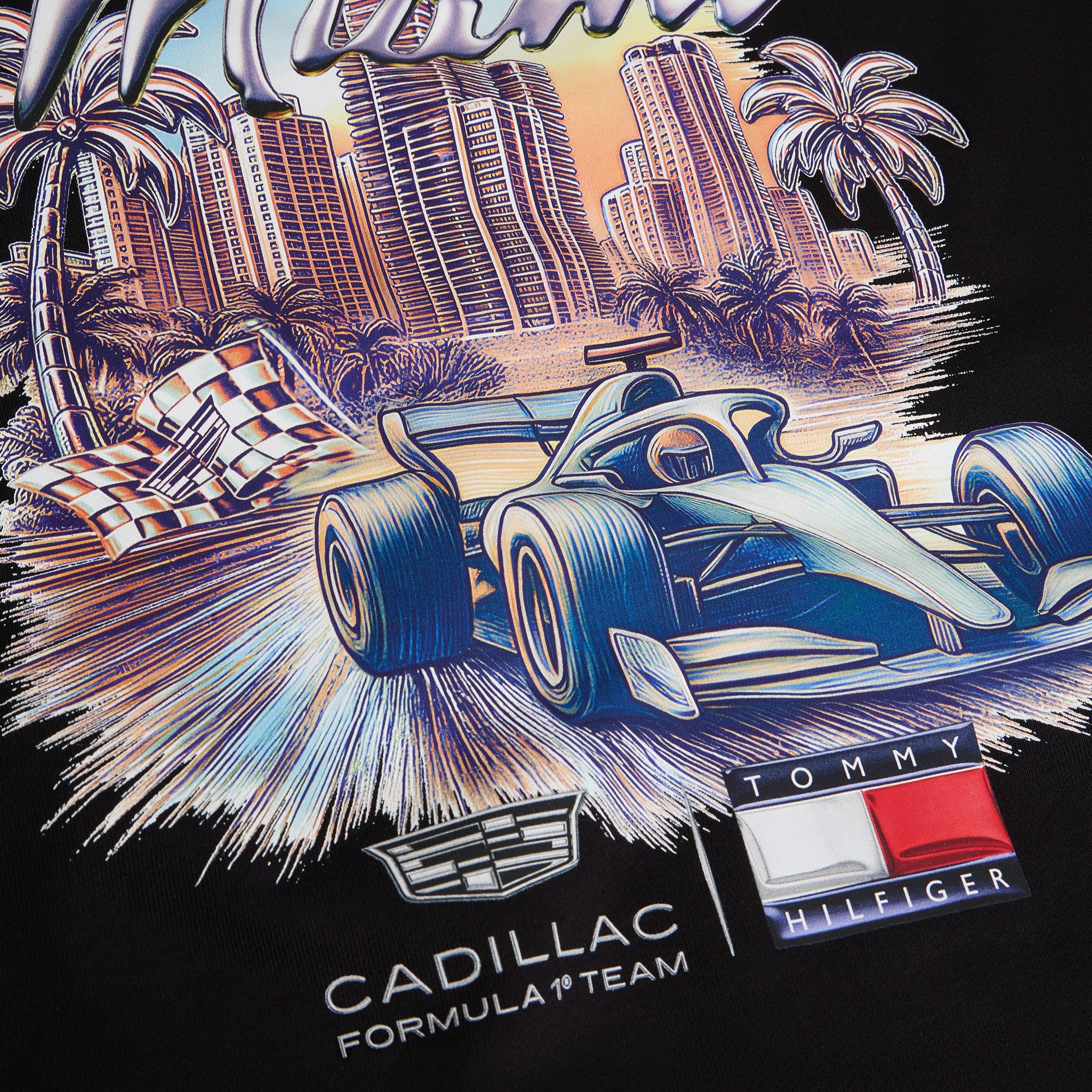 TH x Cadillac F1 Team 凱迪拉克車隊 2026 Miami GP特別版連帽衛衣 (黑/粉) MN00065