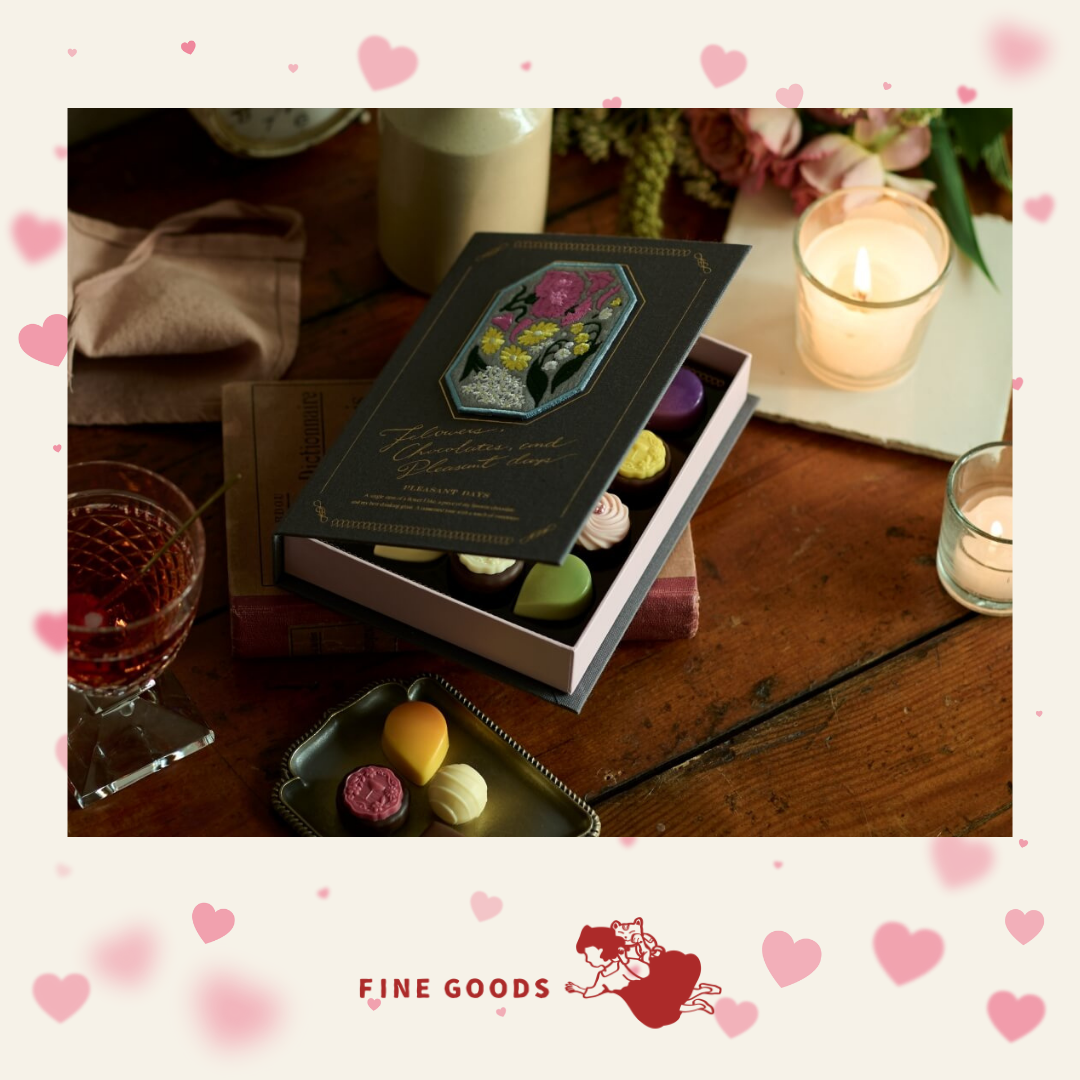 【一團限定】 花、酒與朱古力 情人節限定朱古力鐵盒/禮盒