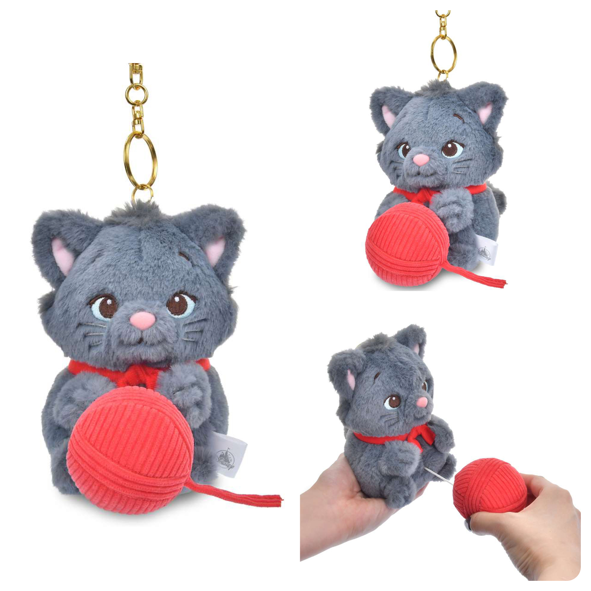 日本預訂📍日本迪士尼貓貓拉拉毛線球公仔吊飾 3/2日本開售
