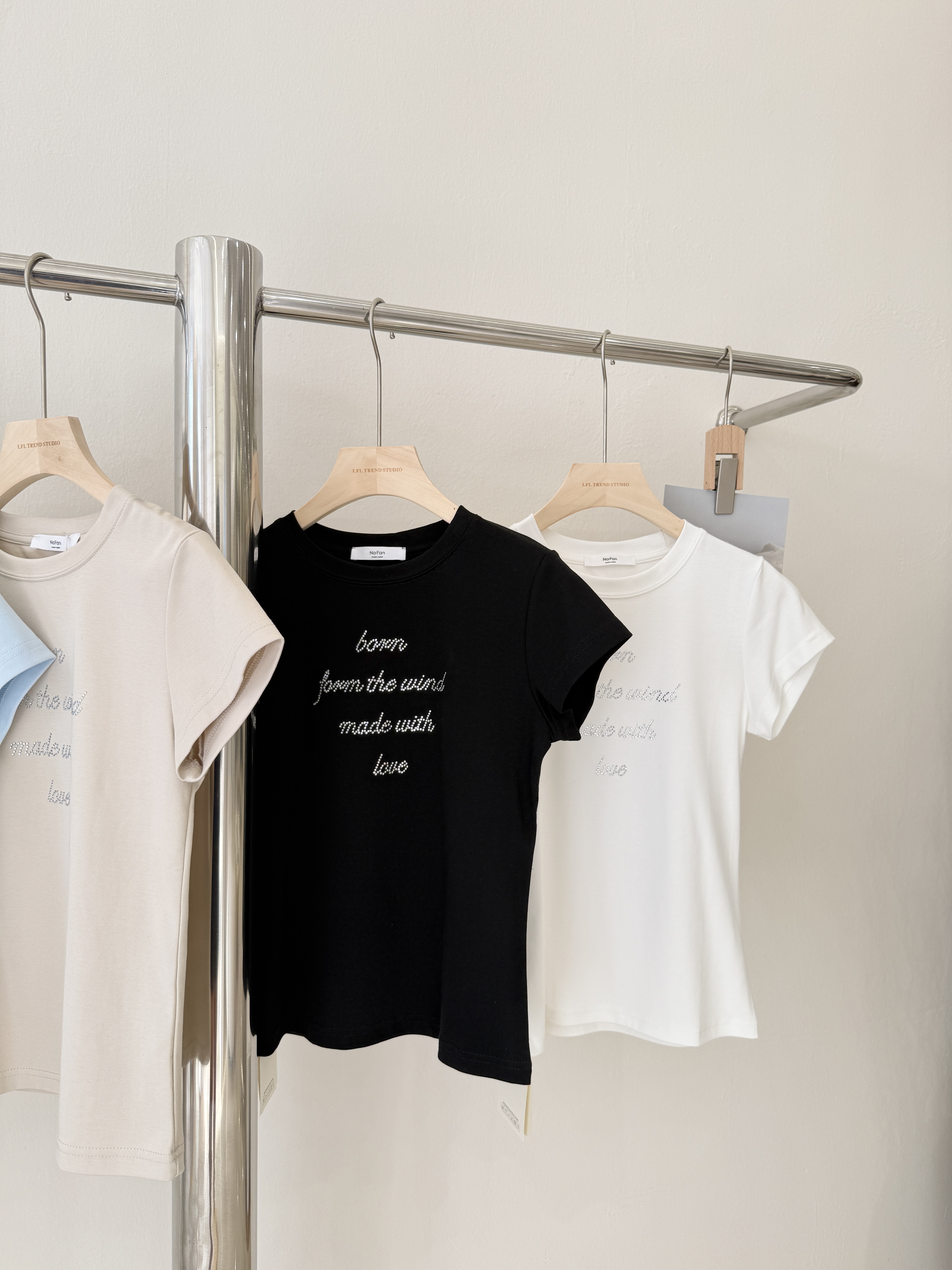 6956 时尚设计感字母短袖