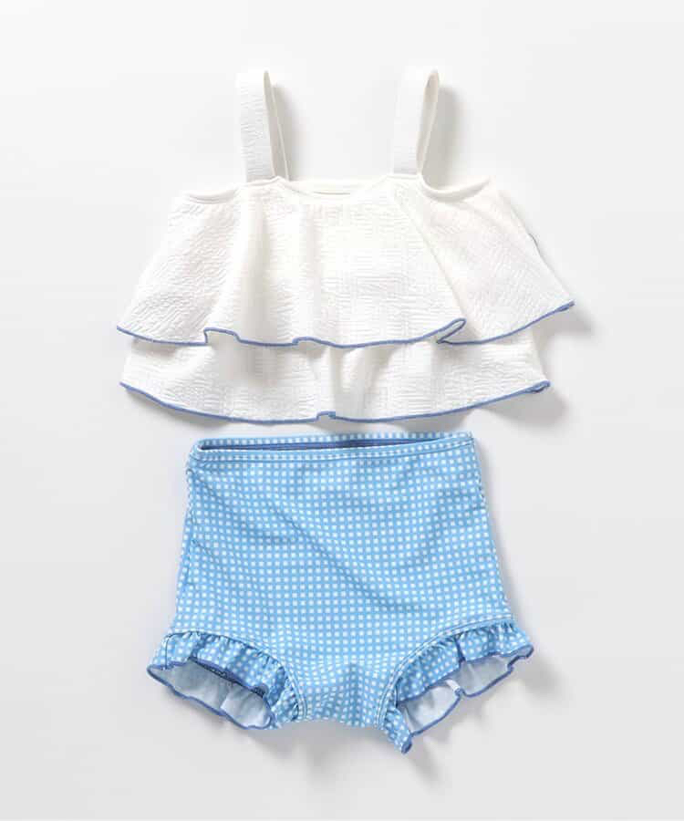 🇯🇵預訂 日本直送🇯🇵Apres les cours兩色荷葉邊分體泳衣