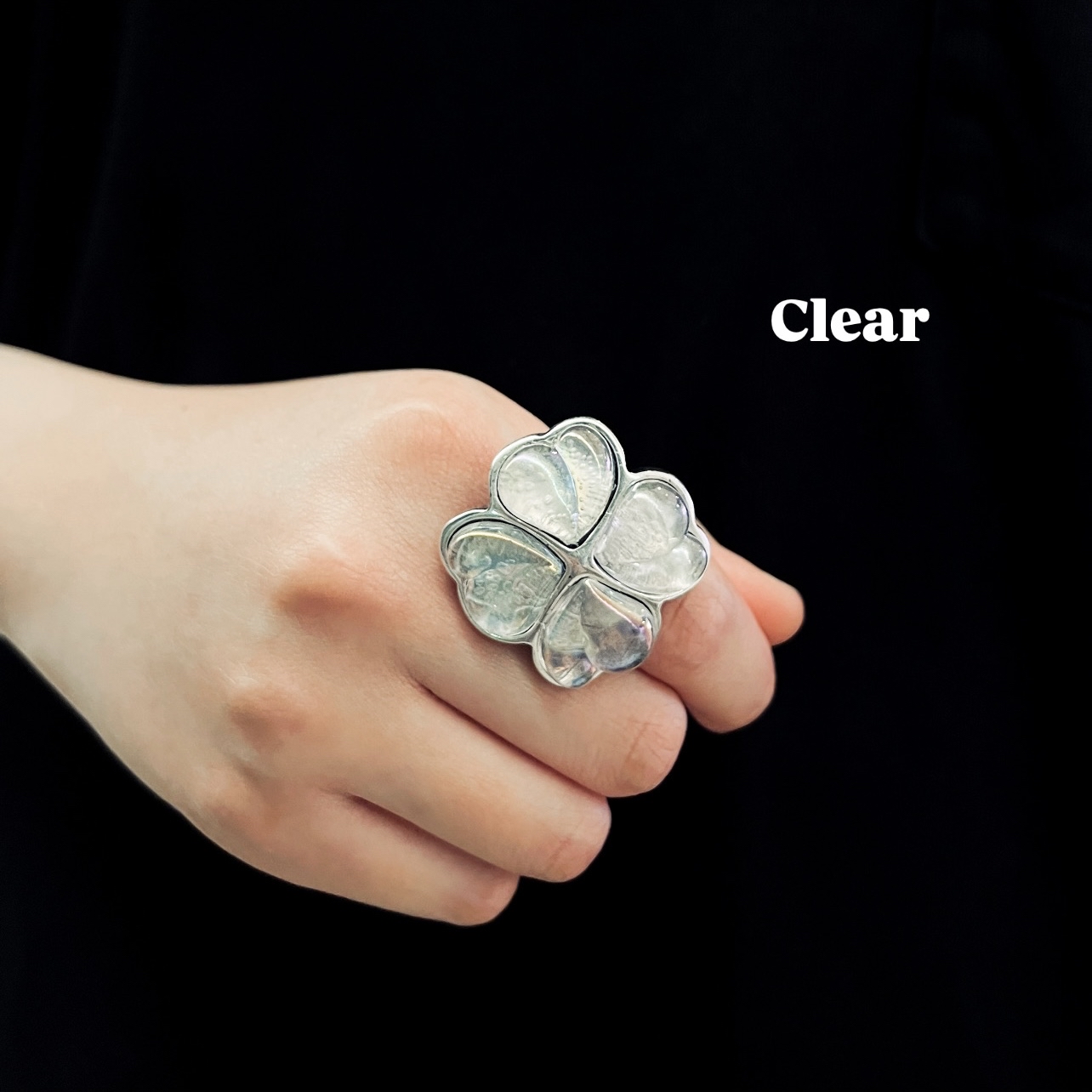 🇪🇸Otro Accesorio 心心四葉草戒指