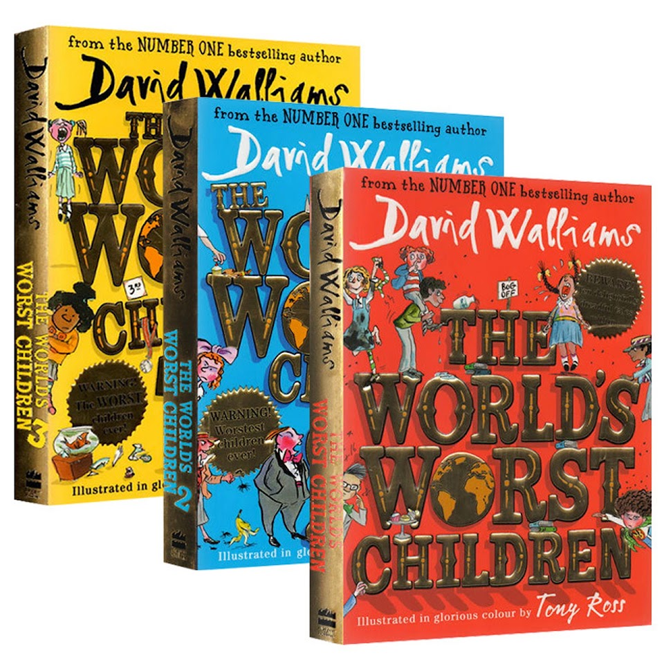 The World's Worst Children by David Williams 世界上至糟糕的孩子 大衛威廉姆斯幽默小說｜3 books｜彩繪版