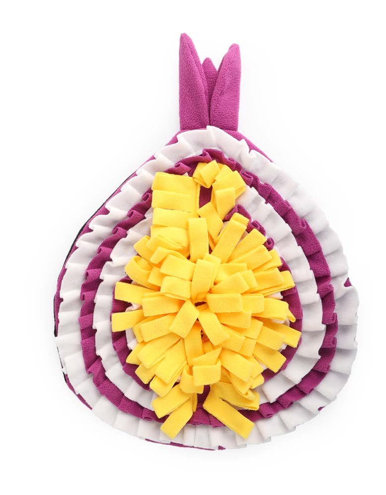 6075 Dig It-Onion snuffle mat 洋蔥寵物餵食訓練墊