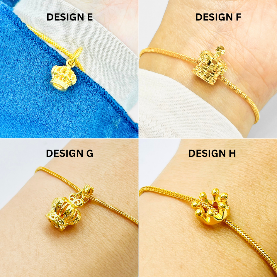 MYDORA Charm Bead Crown Series (5G) I EMAS 916/22K