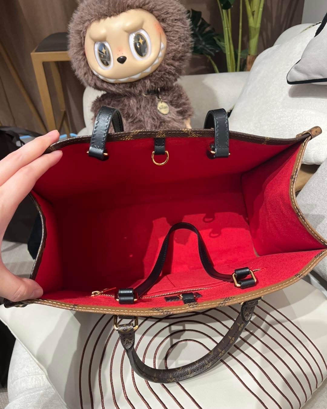 LV OnTheGo MM 100%Authentic, 95%New ✅Dust bag