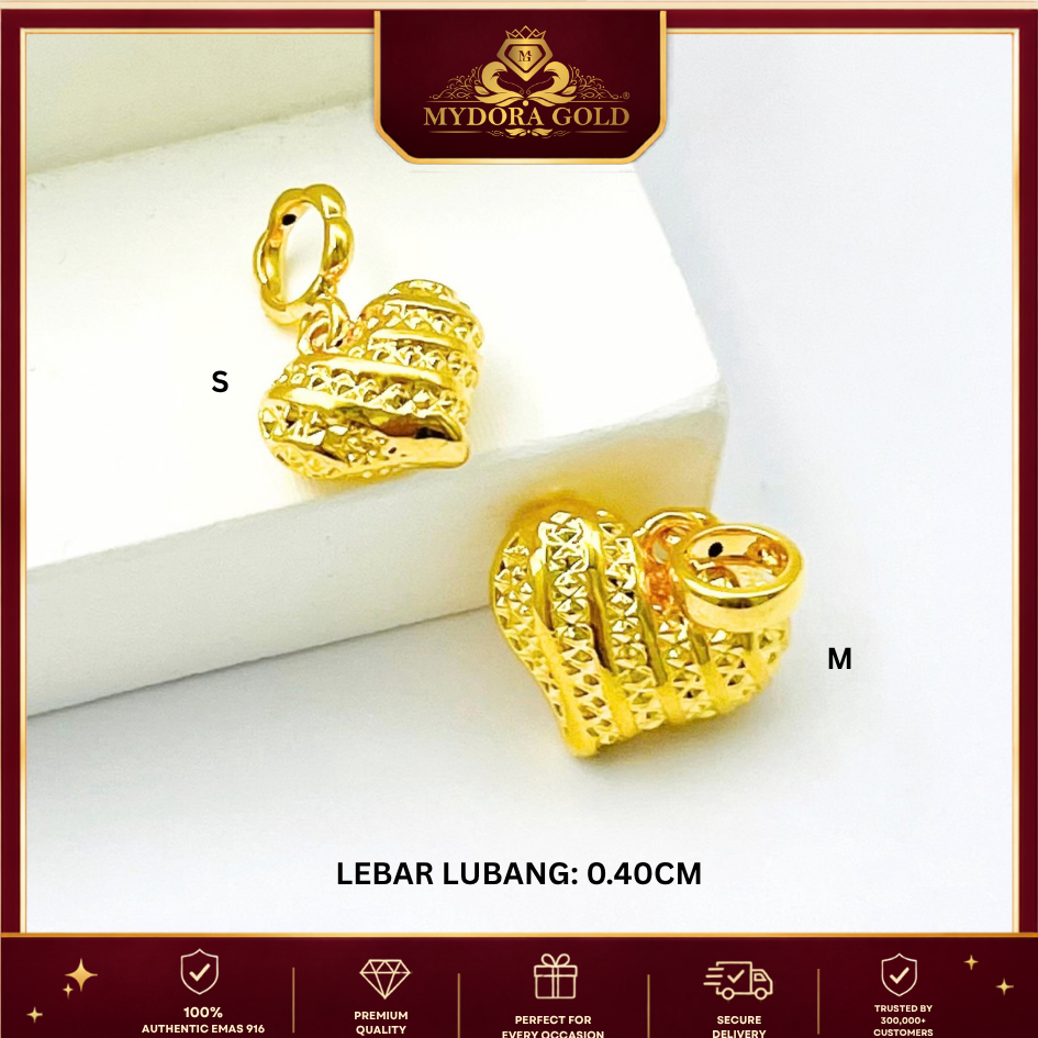 MYDORA Charm Puffed Love (5G) l EMAS 916/22K