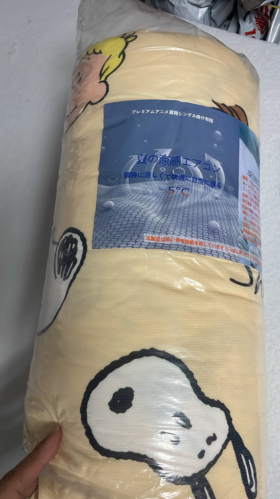 snoopy 涼感床墊150x200cm碼 （清貨不設儲貨-boxP1)