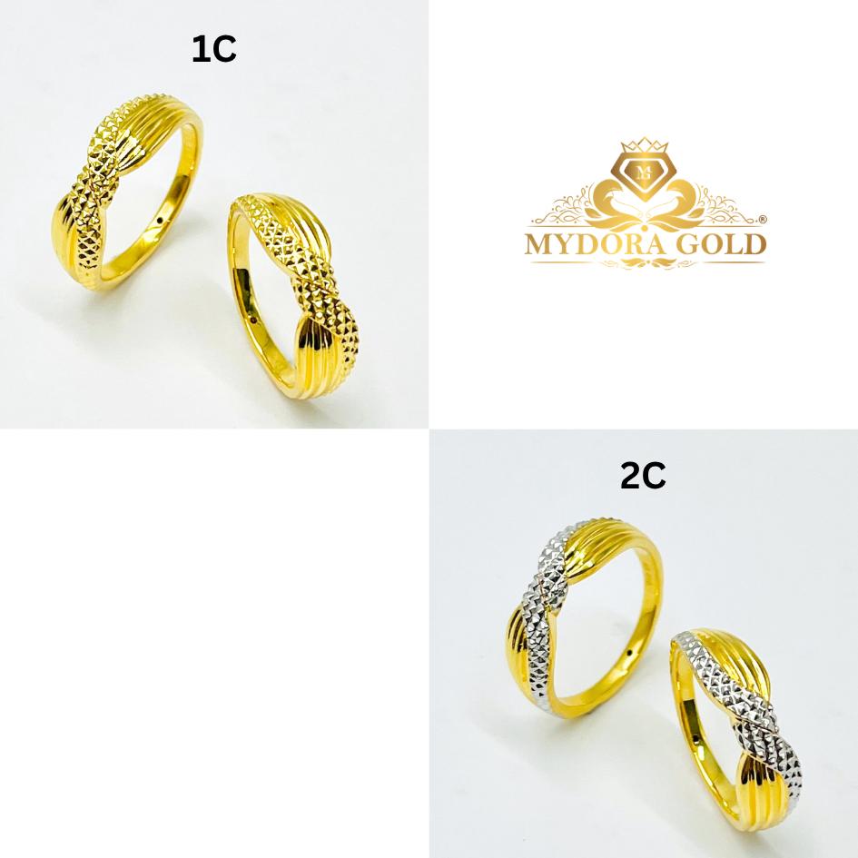 MYDORA Cincin Silang Twist (5G) l EMAS 916/22K