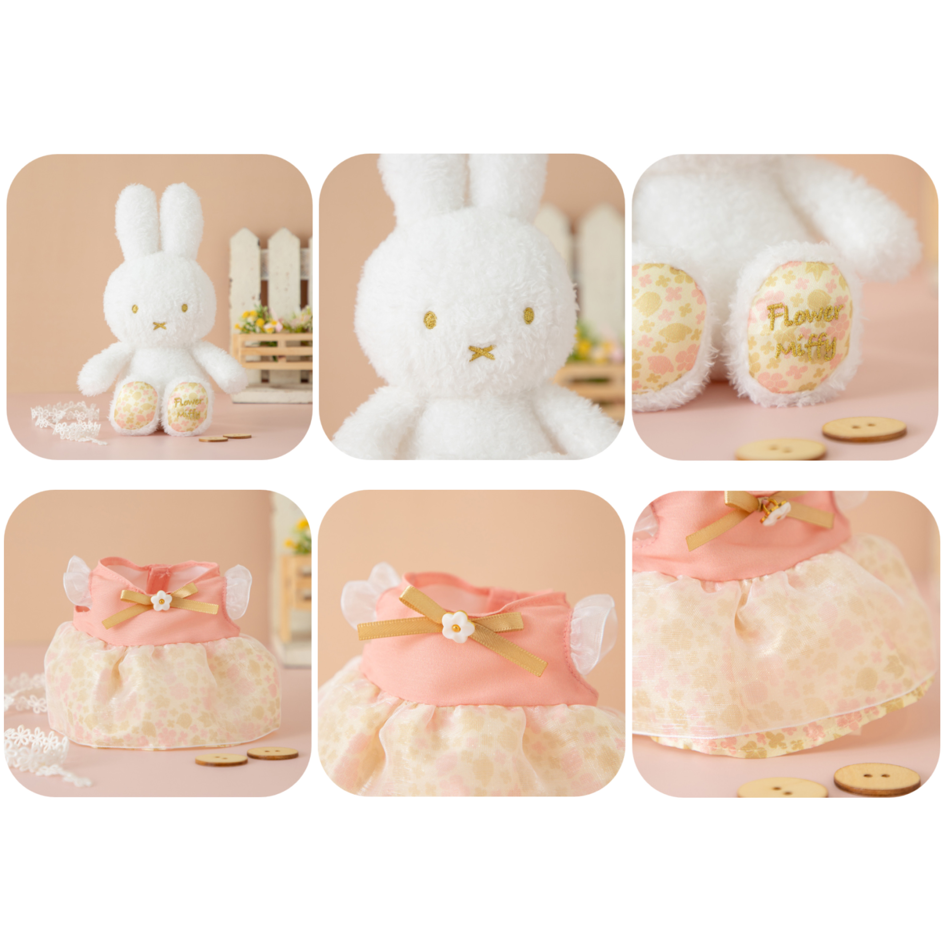 Flower Miffy 10周年紀念掛飾 & 公仔