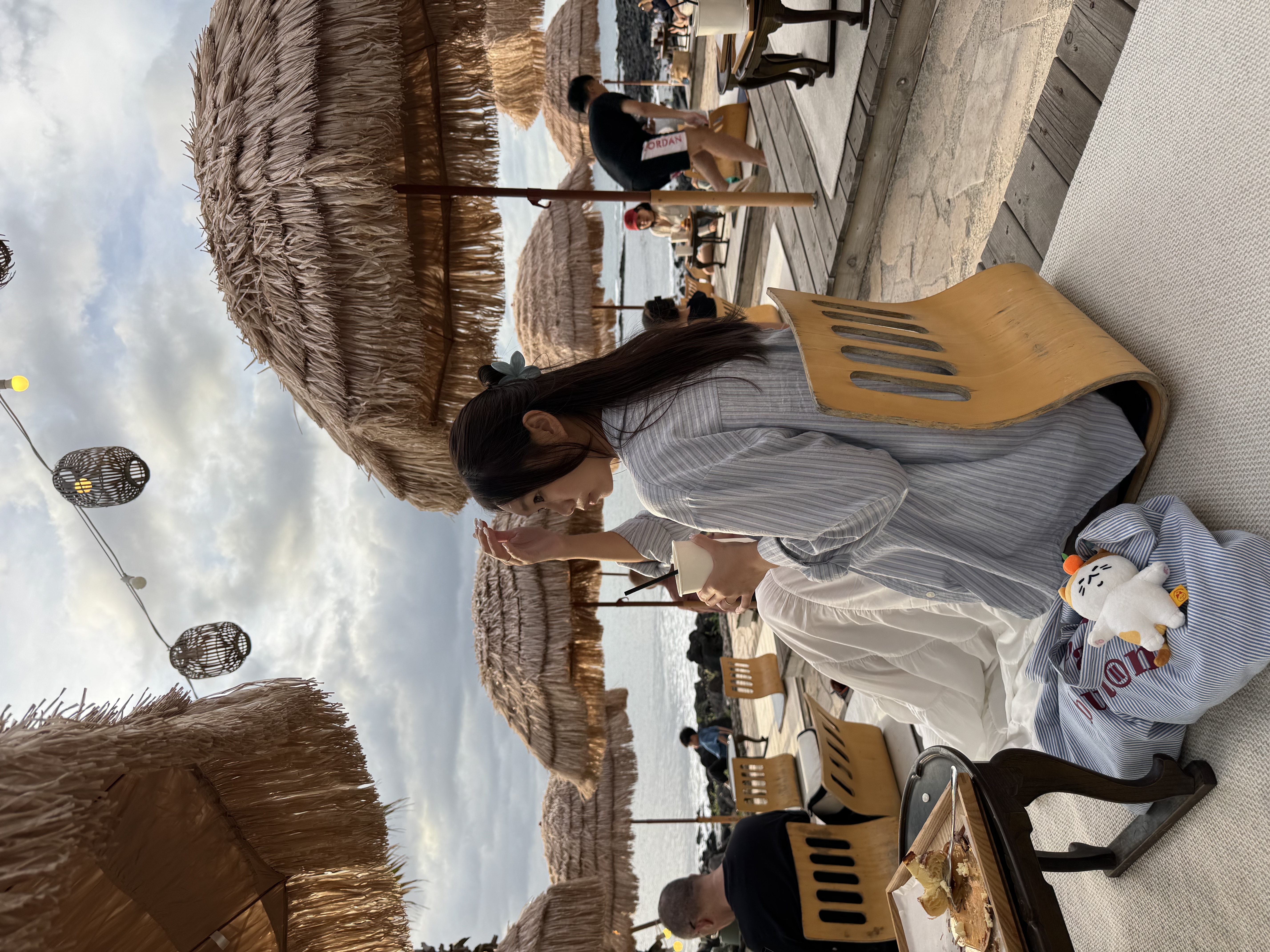 日常柔和直條紋襯衫(兩色入)