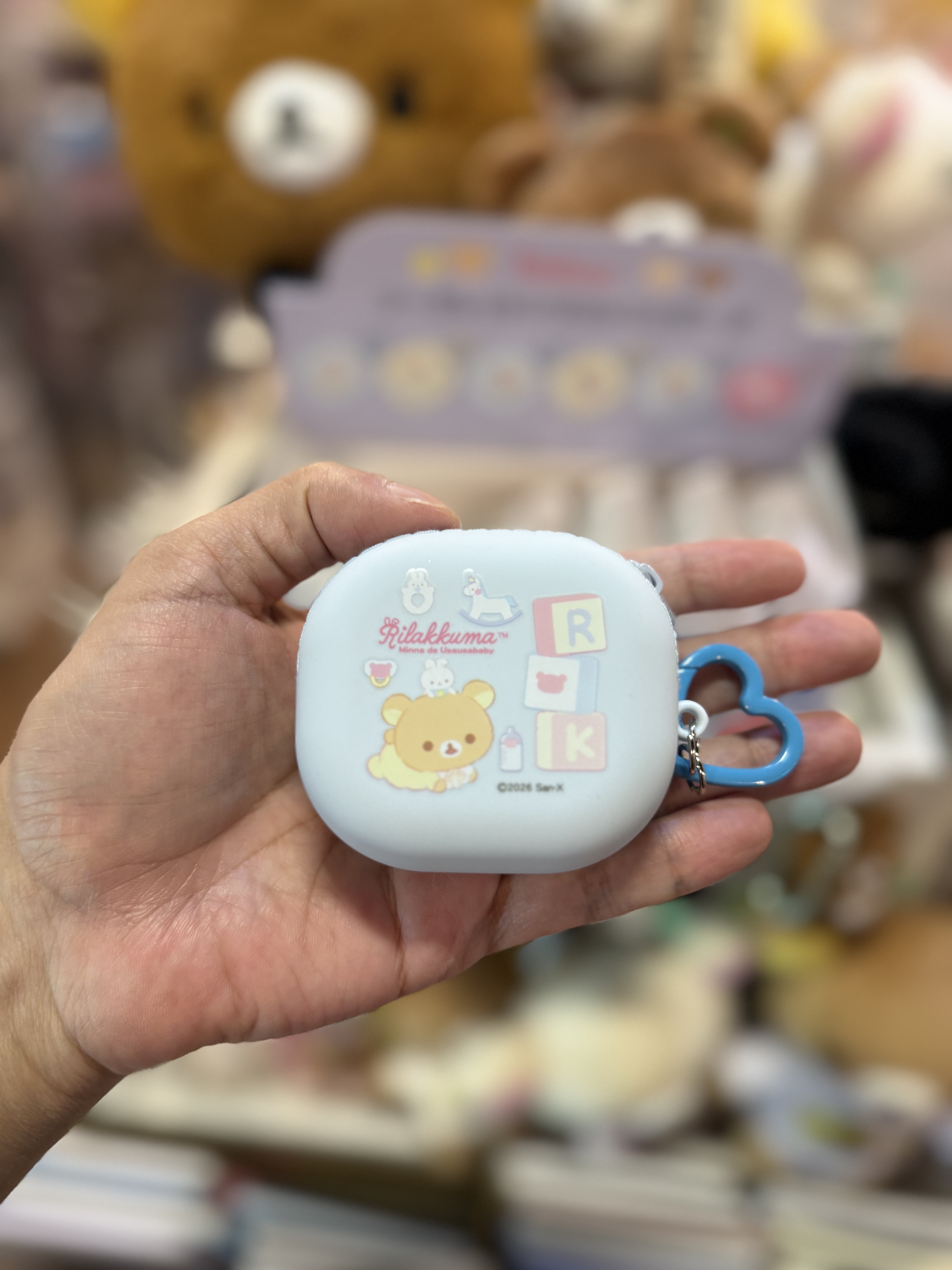 《現貨》全新日本限定rilakkuma baby 系列小物袋。盲盒抽