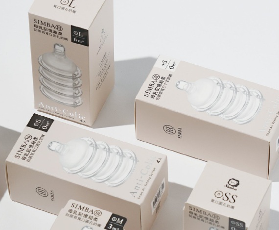 小獅王辛巴 超柔防脹氣寬口圓孔 / 十字孔奶嘴L-4入