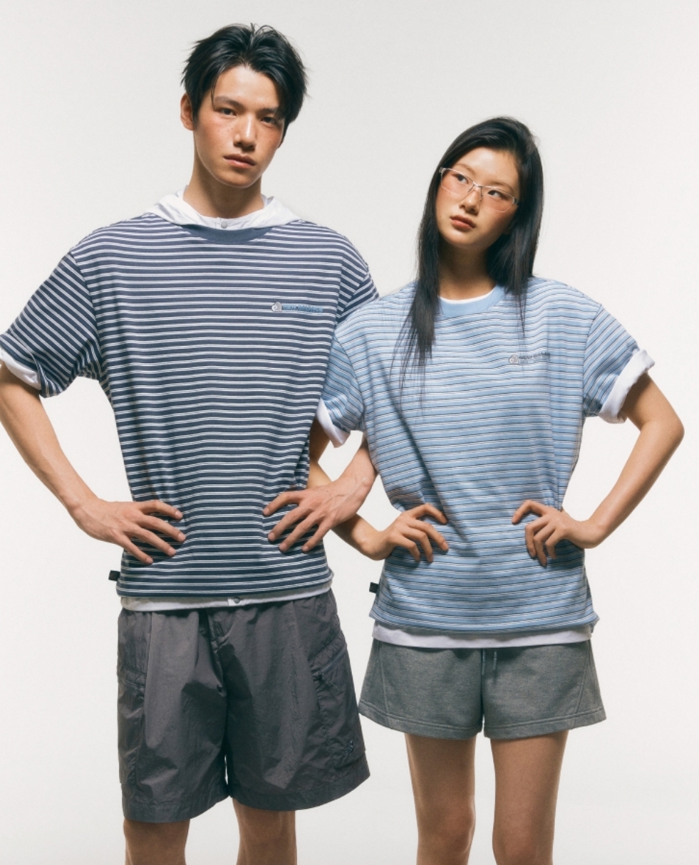 New Balance Heart Tee ｜Stripe 間條款