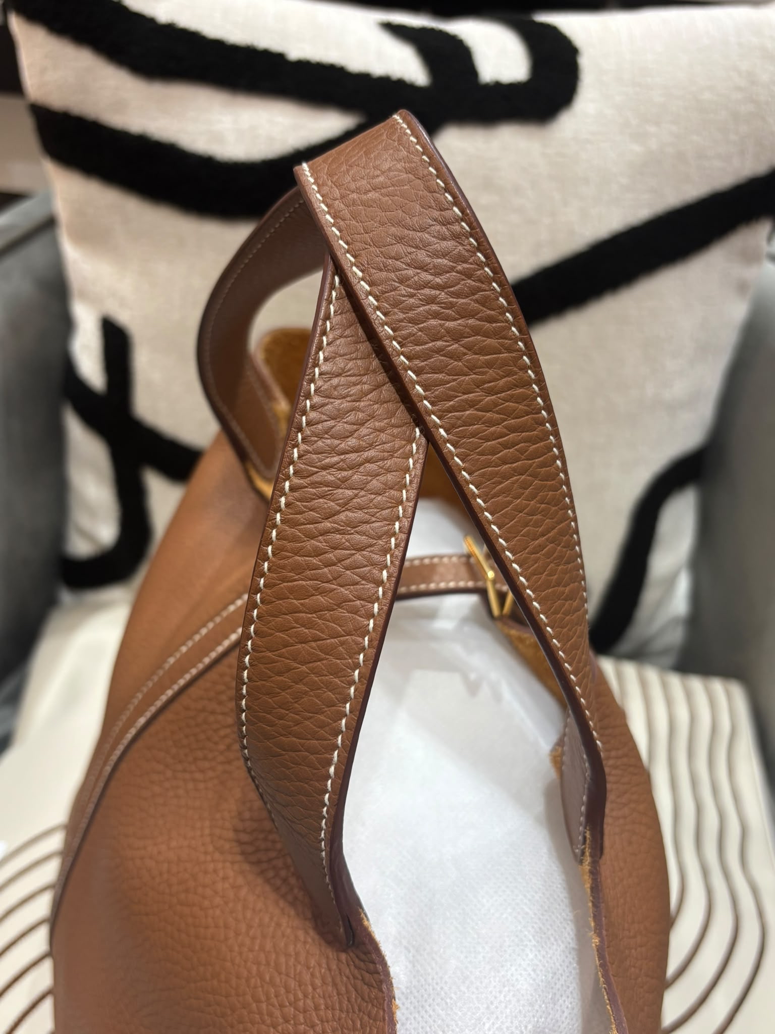 Hermes picotin 22,STAMP W Gold/Gold 100%Authentic, 98%New unused  ✅收據副本✅key lock ✅Dust bag✅box