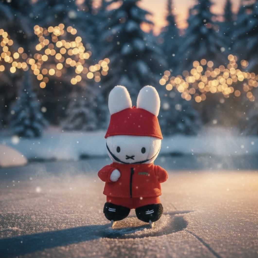 [Miffy] 冬季奧運會 Miffy 公仔匙扣 (2款)