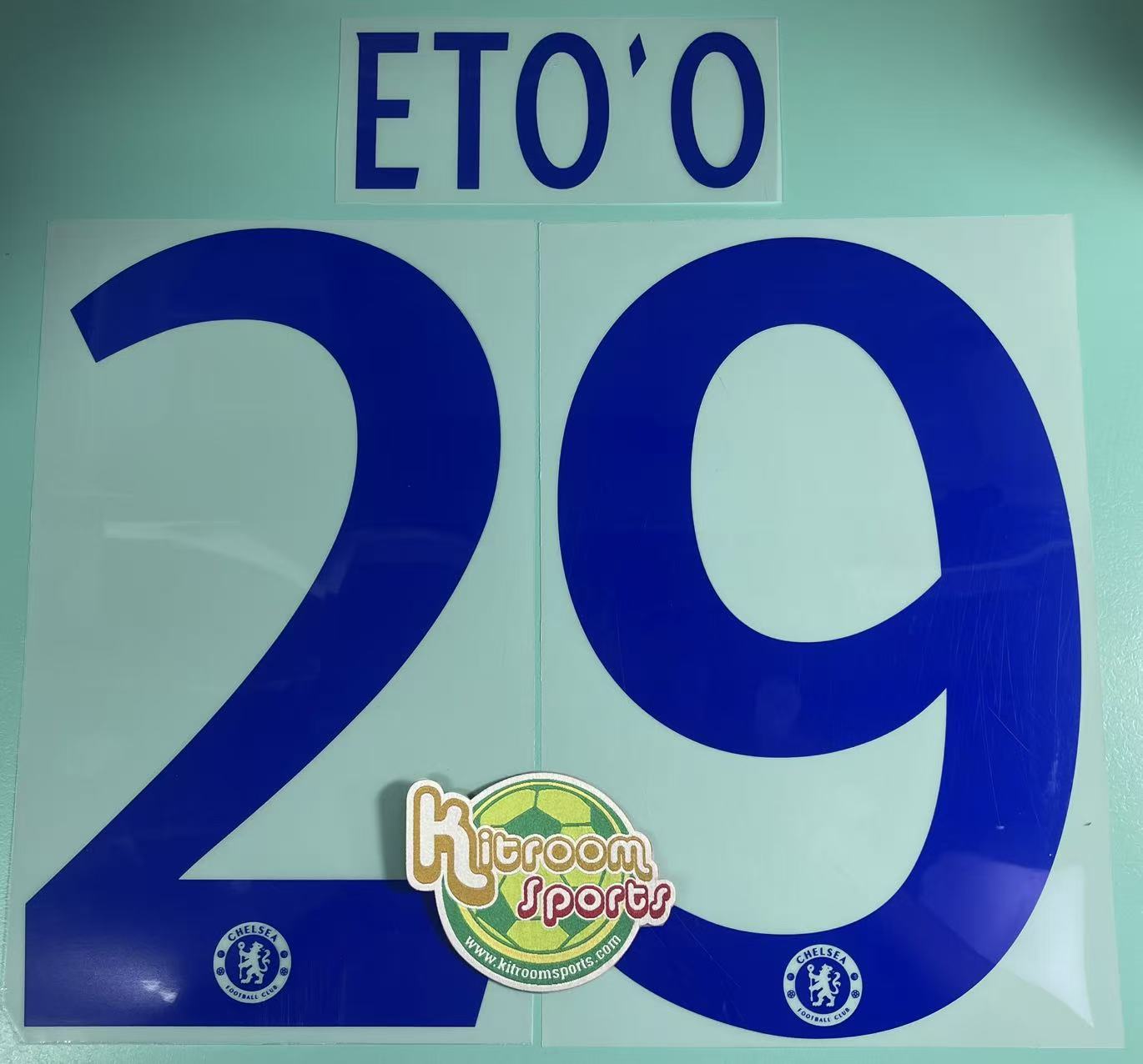 2013-14 Chelsea Away UCL Nameset #29 ETO'O