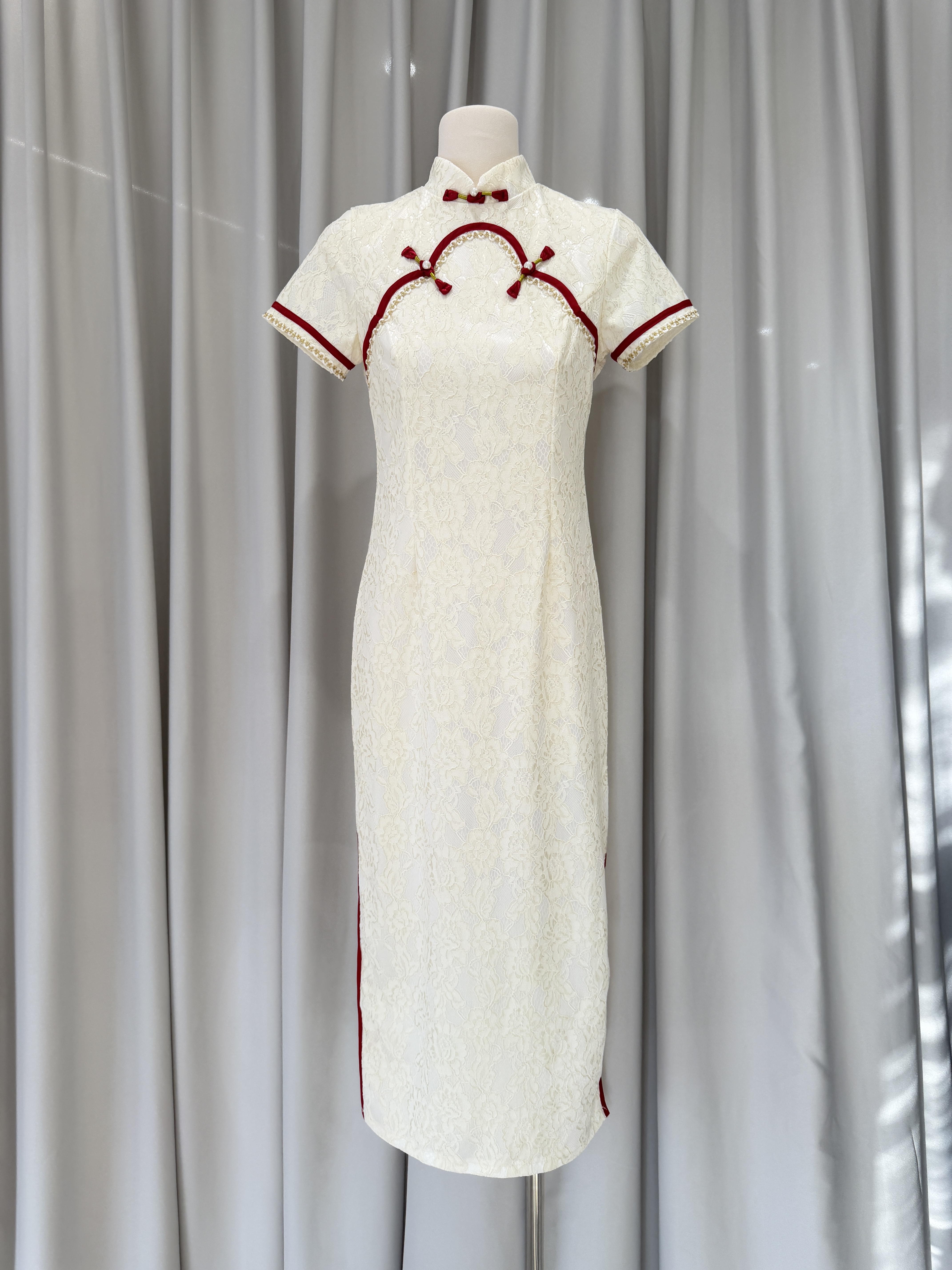 6623 气质蕾丝国风旗袍