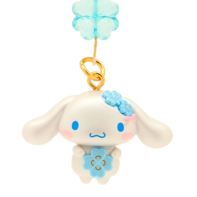現貨｜Sanrio Cinnamoroll 玉桂狗 四葉草 日版 串珠掛飾 電話繩 (78904-6)