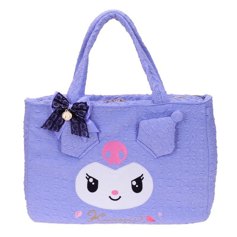 Kuromi 粗繩手挽袋 (大)(9-8338-1）