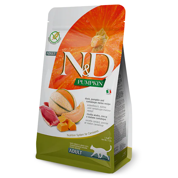 Farmina N&D 南瓜 鴨肉&哈密瓜 成貓乾糧 1.5kg