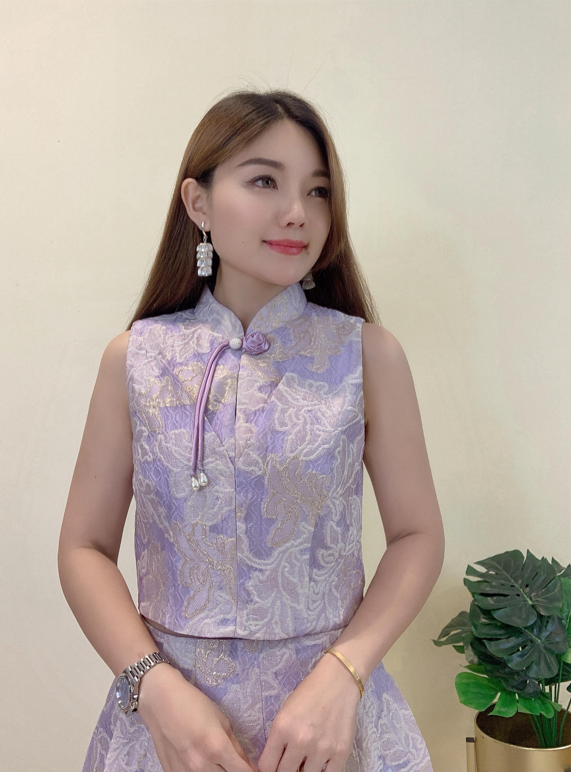 无袖旗袍上衣 2620