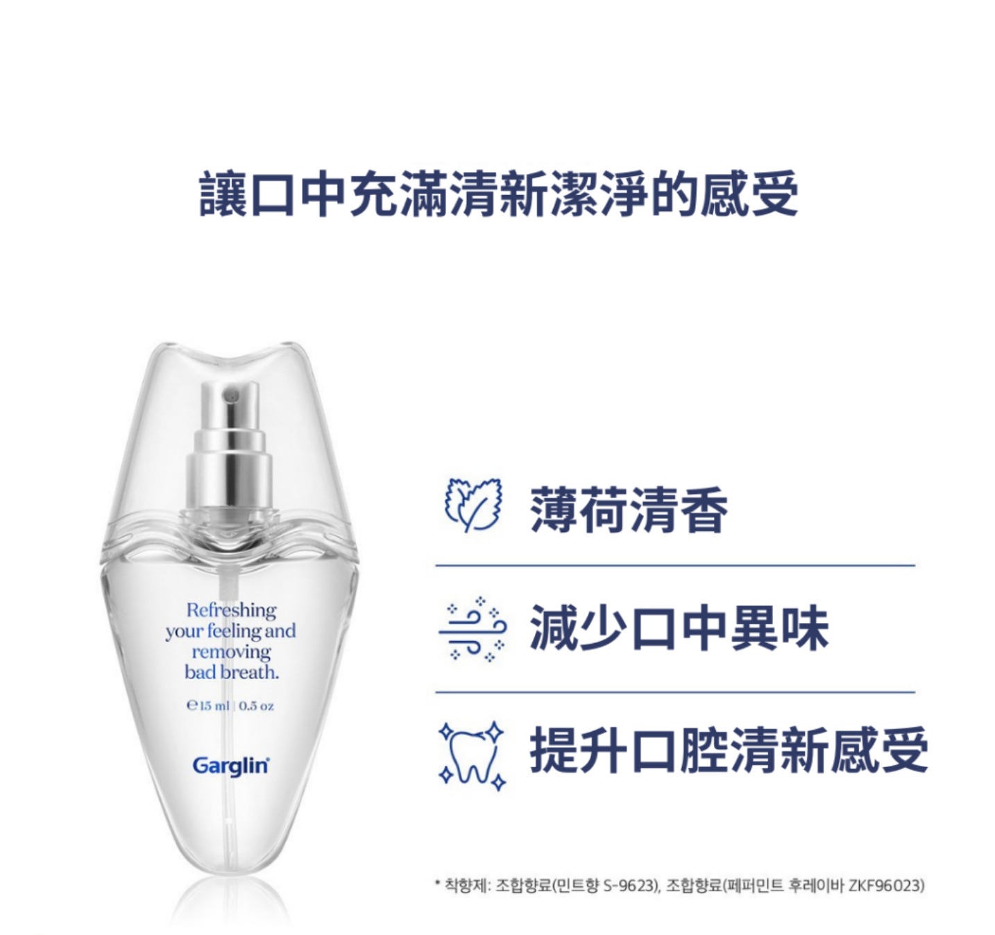 Garglin 清新口氣噴霧 15ml - 隨時隨地保持口氣清新