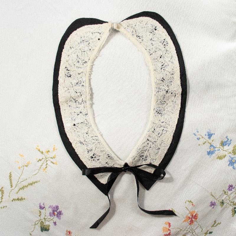 Vintage Mid-Century Handmade Lace Collar from Germany(NA0790)