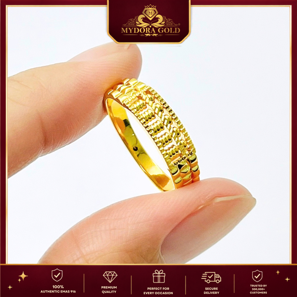 MYDORA EMAS 916 Cincin Sempoa Lexendra (5G) l EMAS 916/22K