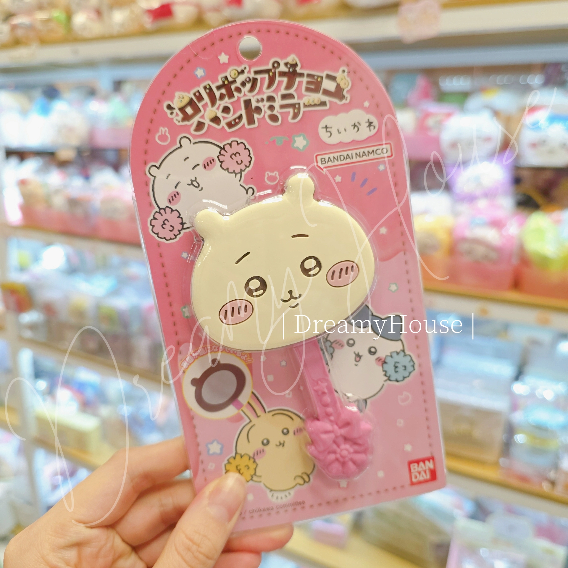 日本 Chiikawa 棒棒糖朱古力 手提鏡