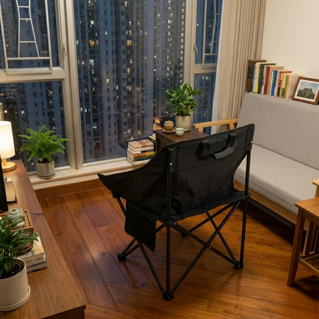 獅子山專屬戶外/室內兩用摺椅 (附送收納孭袋)