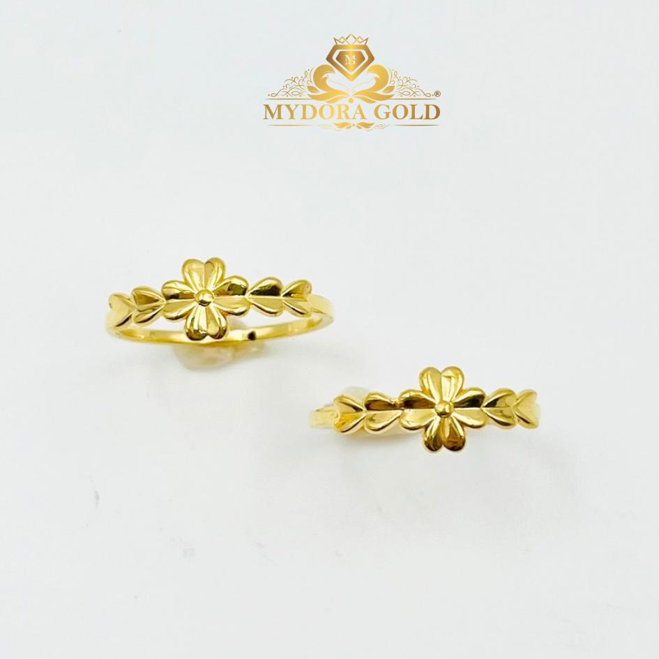MYDORA Cincin Golden Leaf (5G) l EMAS 916/22K