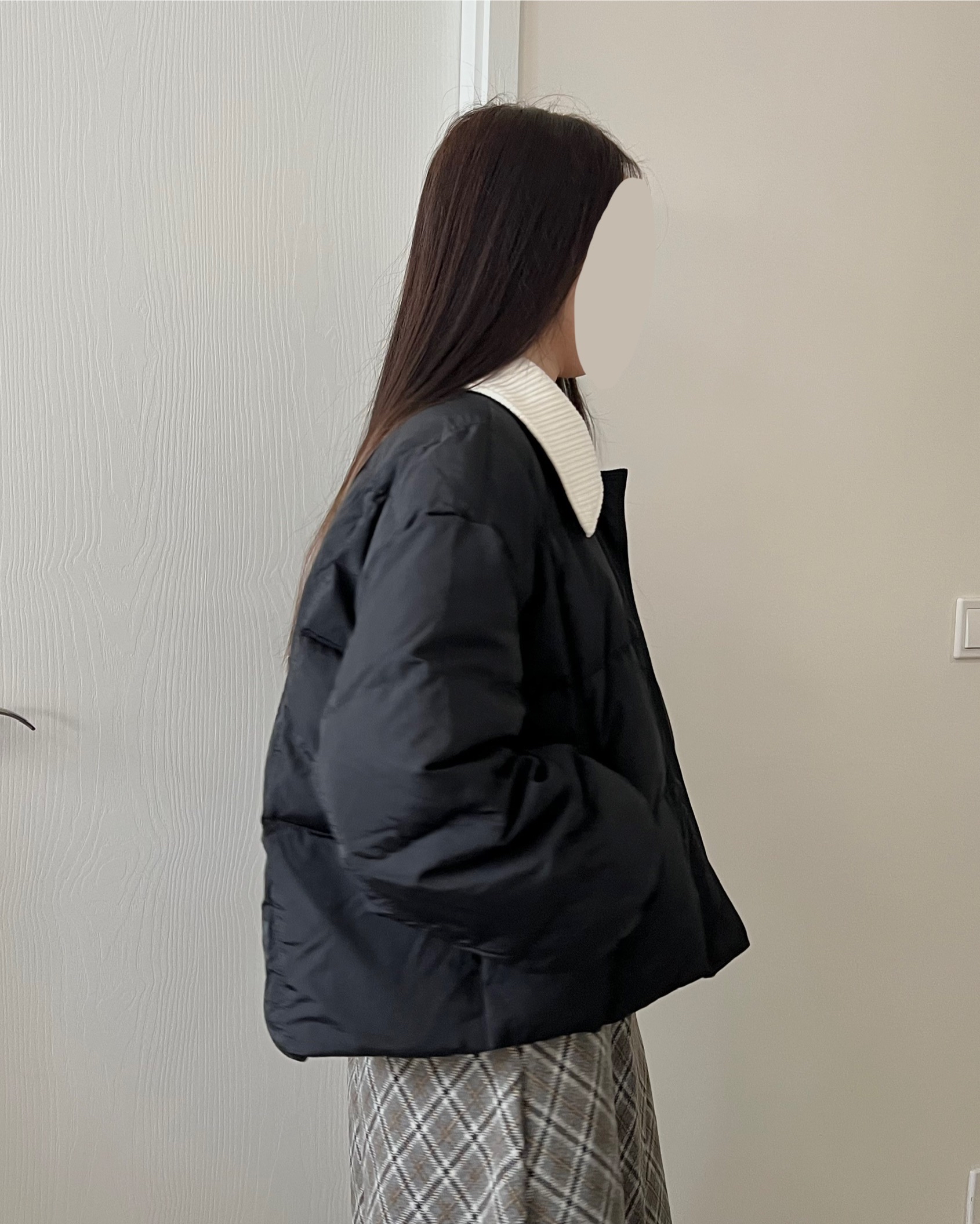 QQ雲朵燈芯絨反領外套 現貨