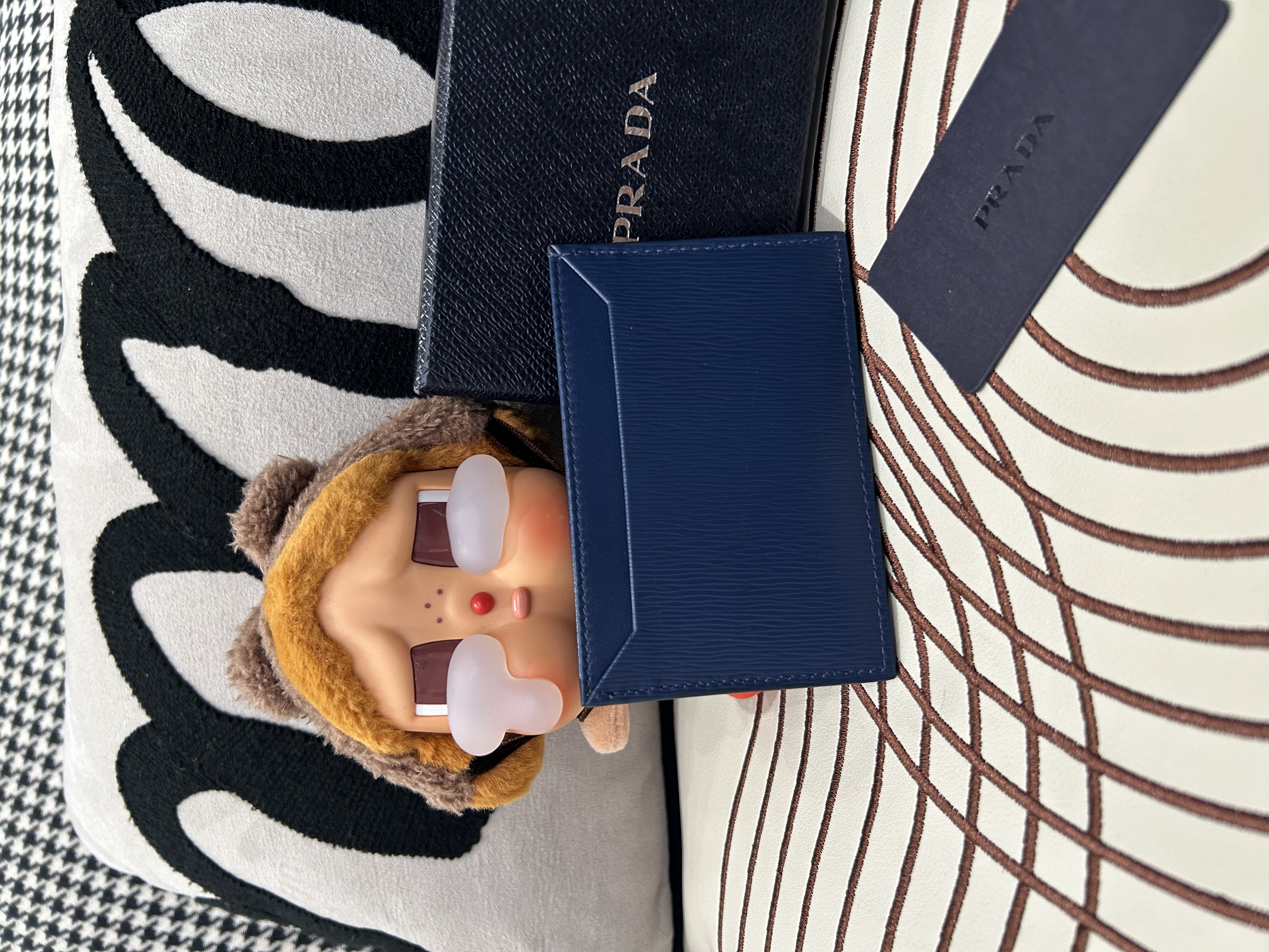 未使用品 Prada Vitello Move 皮革card holder  100%Authentic, Unused✅Card✅Box 