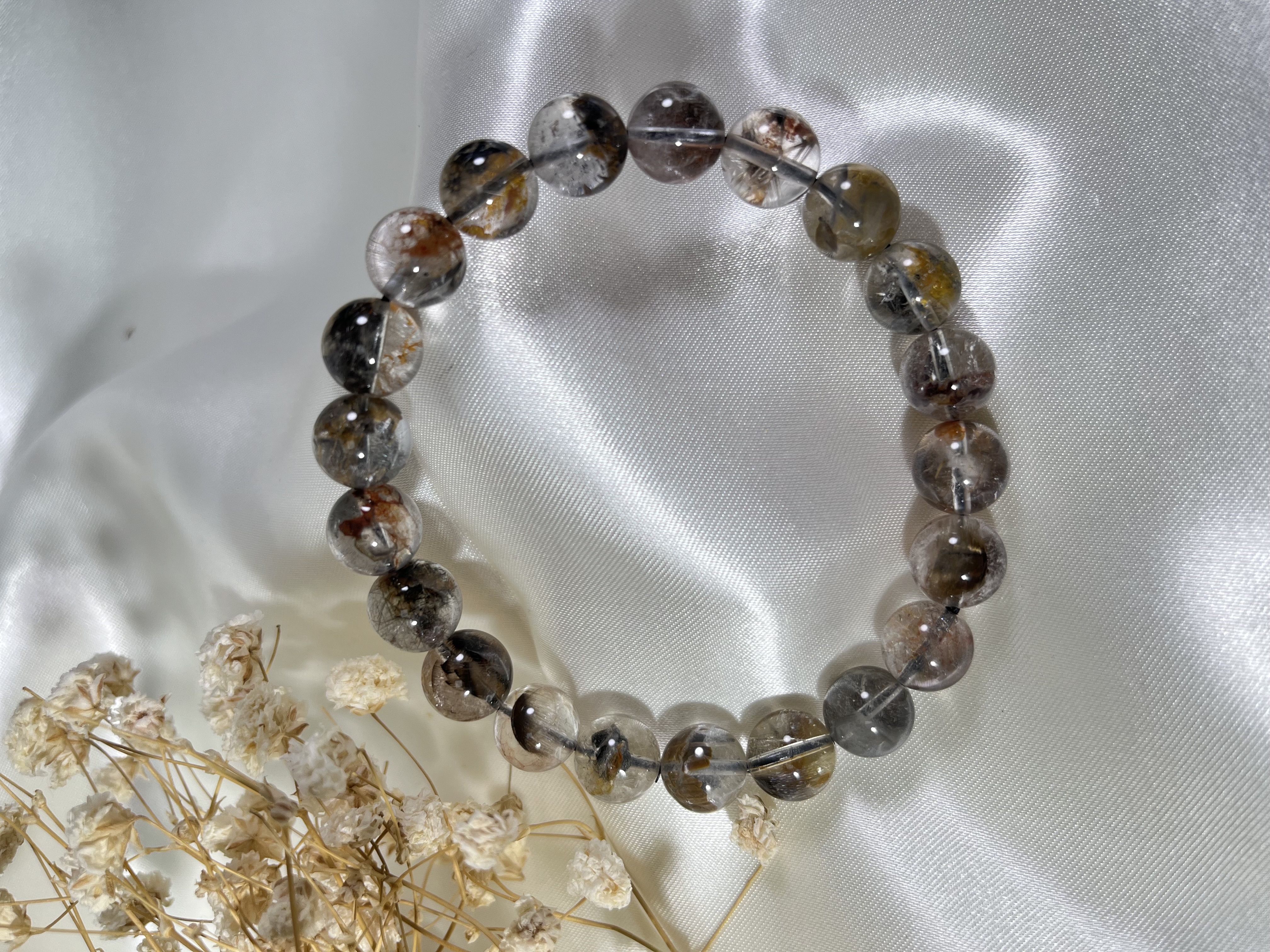 高品質黑銀鈦膠花共生 9mm+