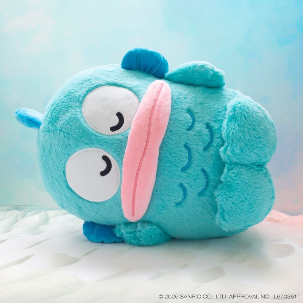 『預售中』Sanrio Hangyodon Friends套裝毛絨公仔