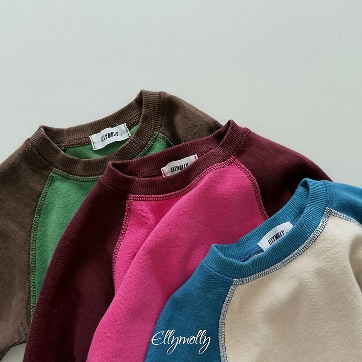 Ellymolly | Raon color raglan t