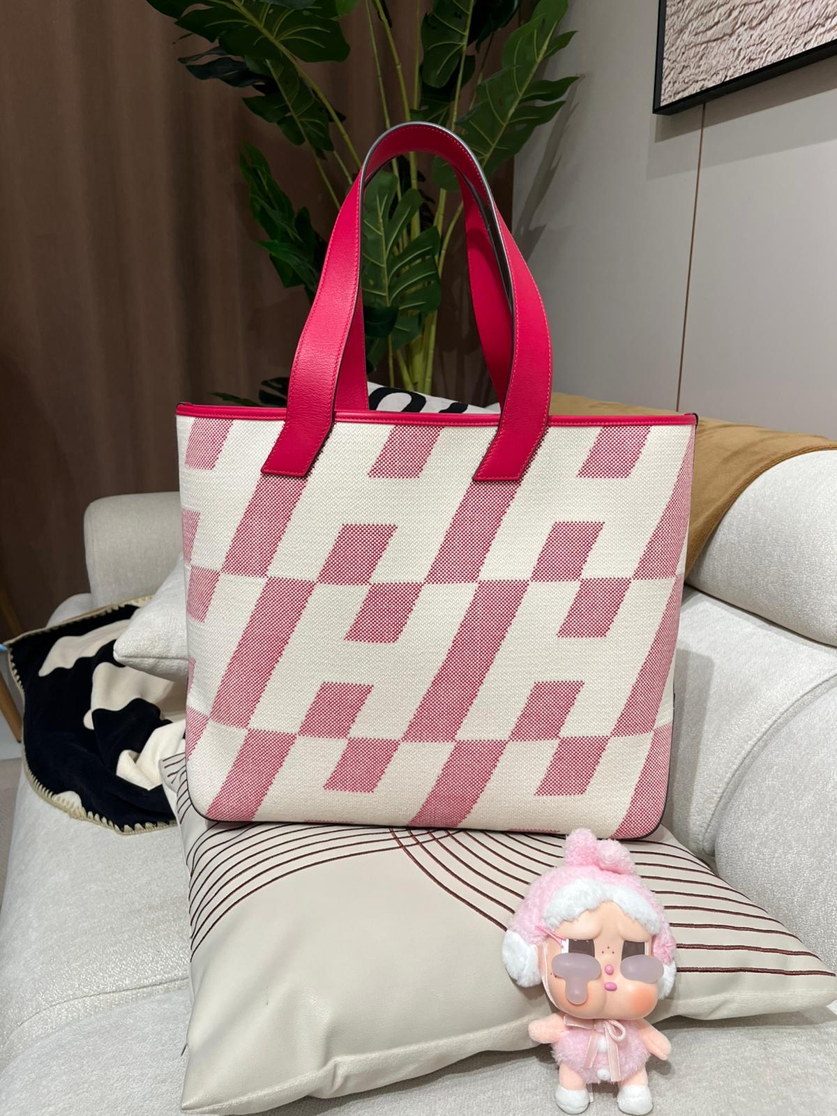 Hermes CABAS H EN BIAIS 40 BAG 100%Authentic,98%new ✅dust bag  