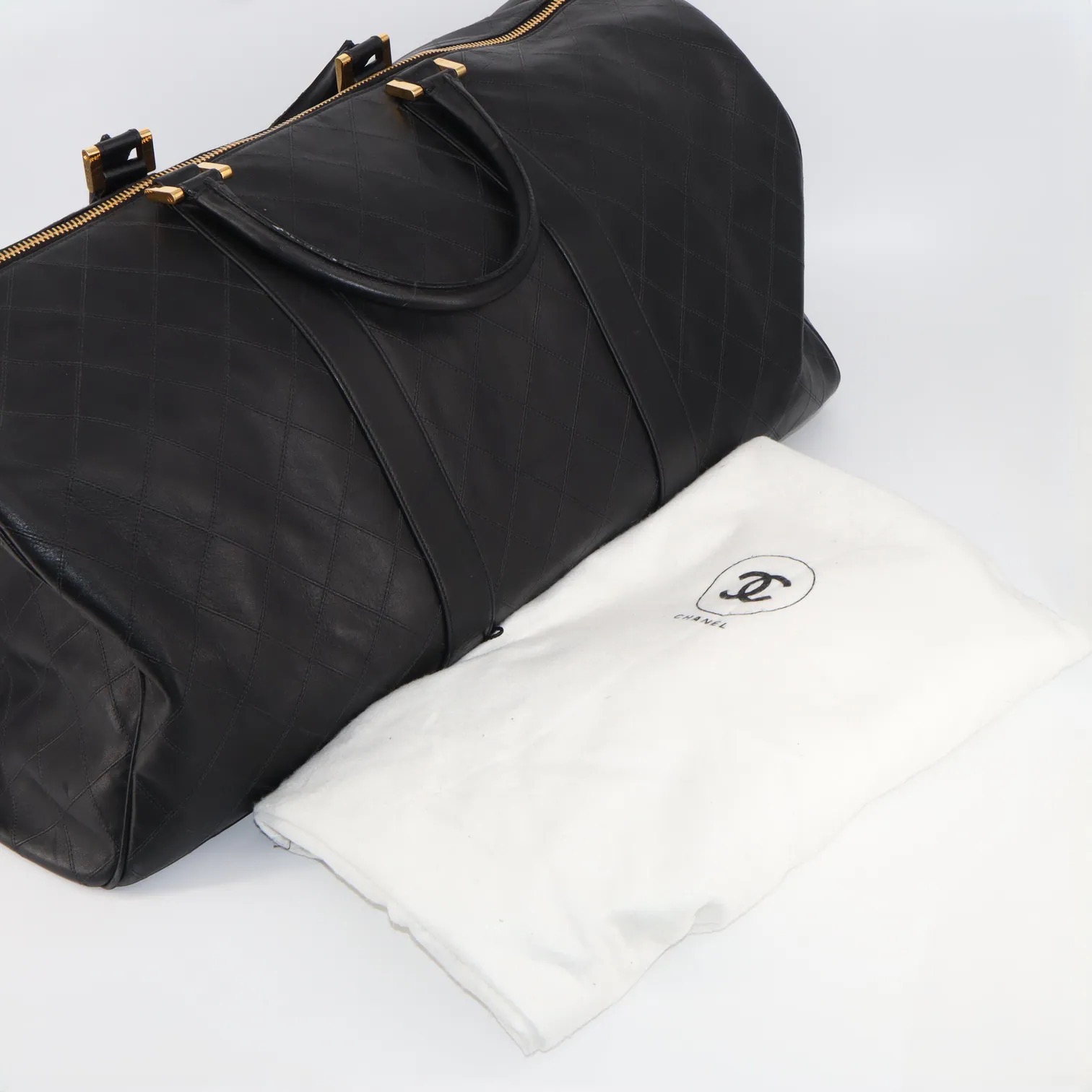 Chanel Bicolore Boston Travel Bag