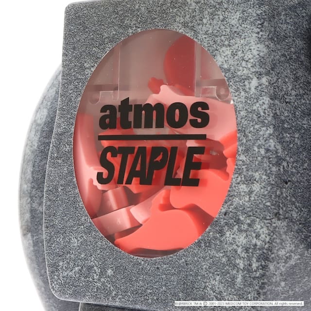 MEDICOM TOY日本限量版limited edition BE@RBRICK atmos x STAPLE TYPE-5 100% & 400% 