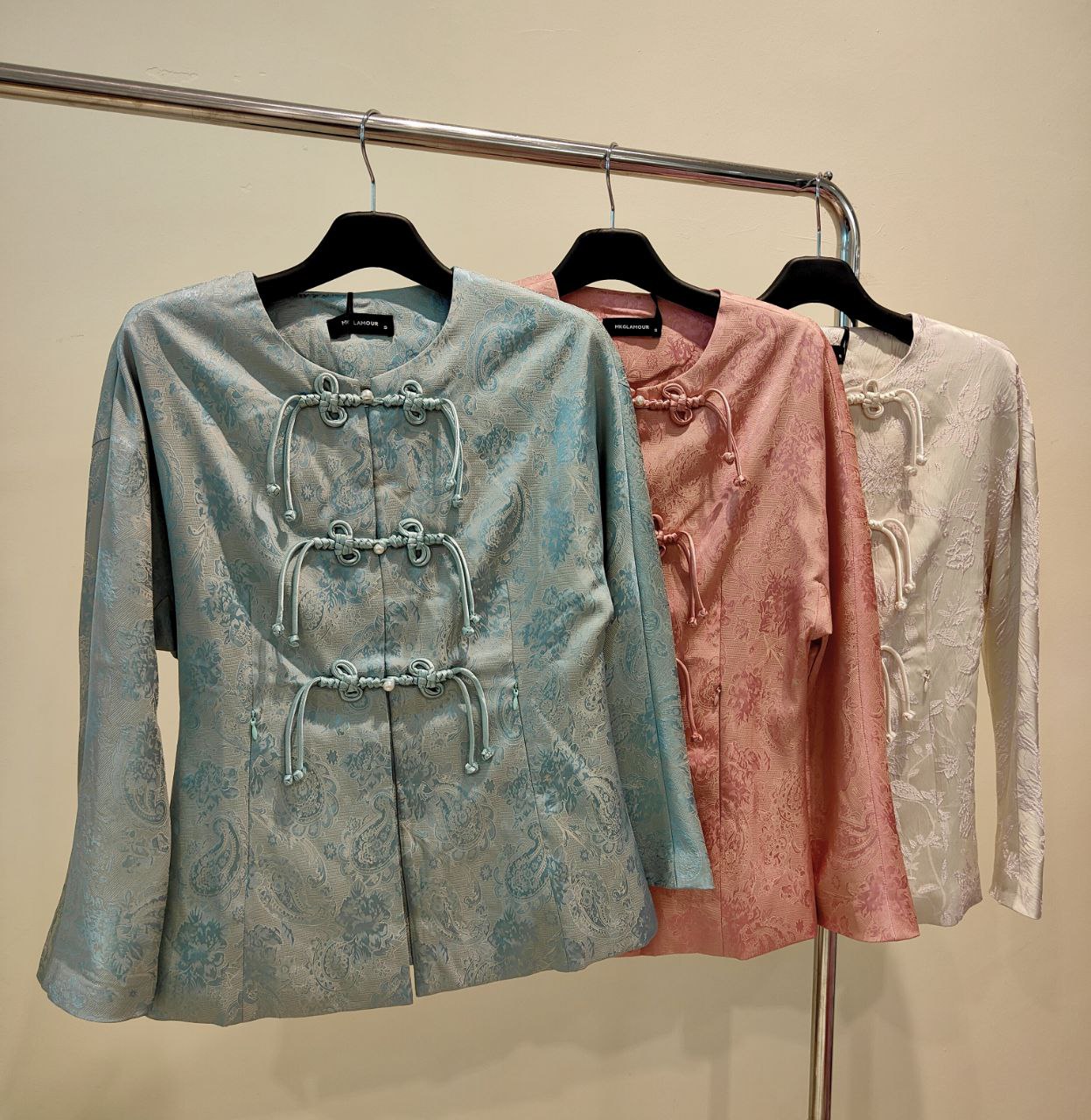 长袖旗袍上衣 2618