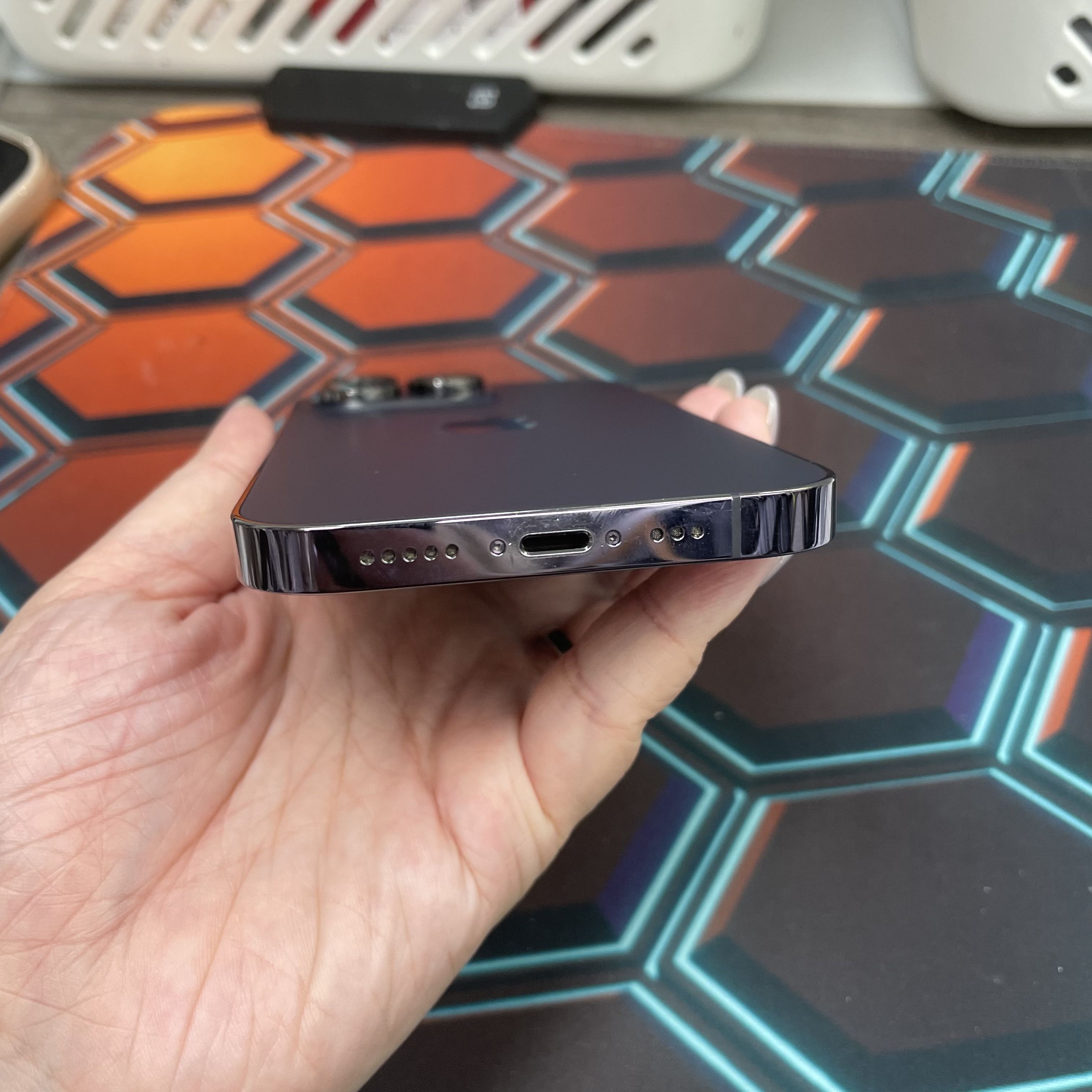 *5709 14 Pro 完美機 256GB 電100 紫色 purple