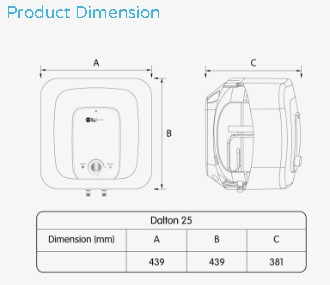 707 Dalton 25 Storage Water Heater