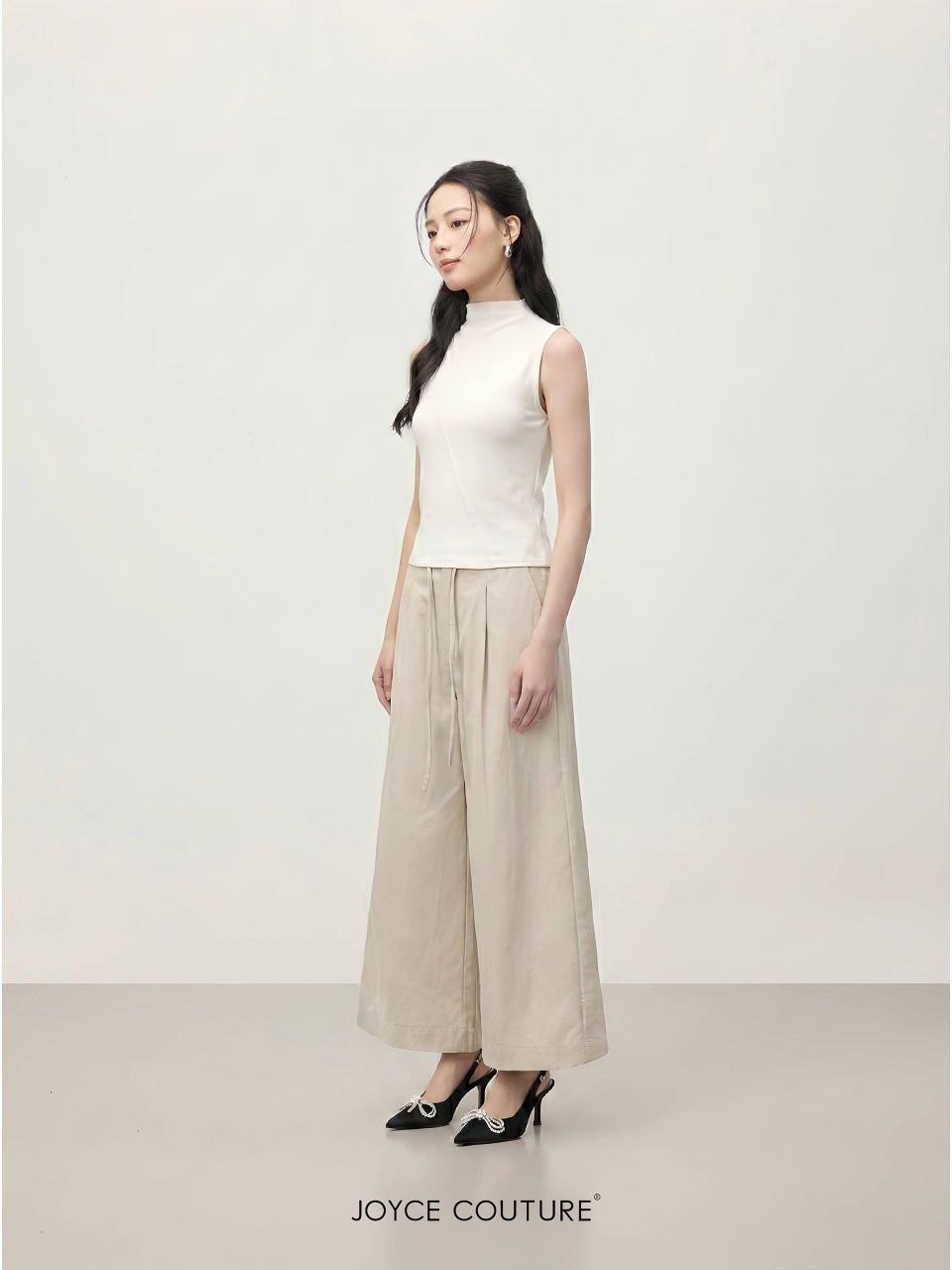 高领无袖上衣  T0205