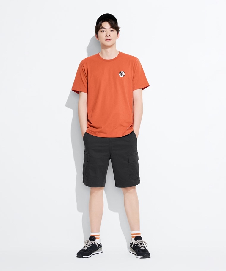 💚預訂 台灣直送💚七龍珠Z兩色前後印花成人男裝親子款純棉短袖T恤