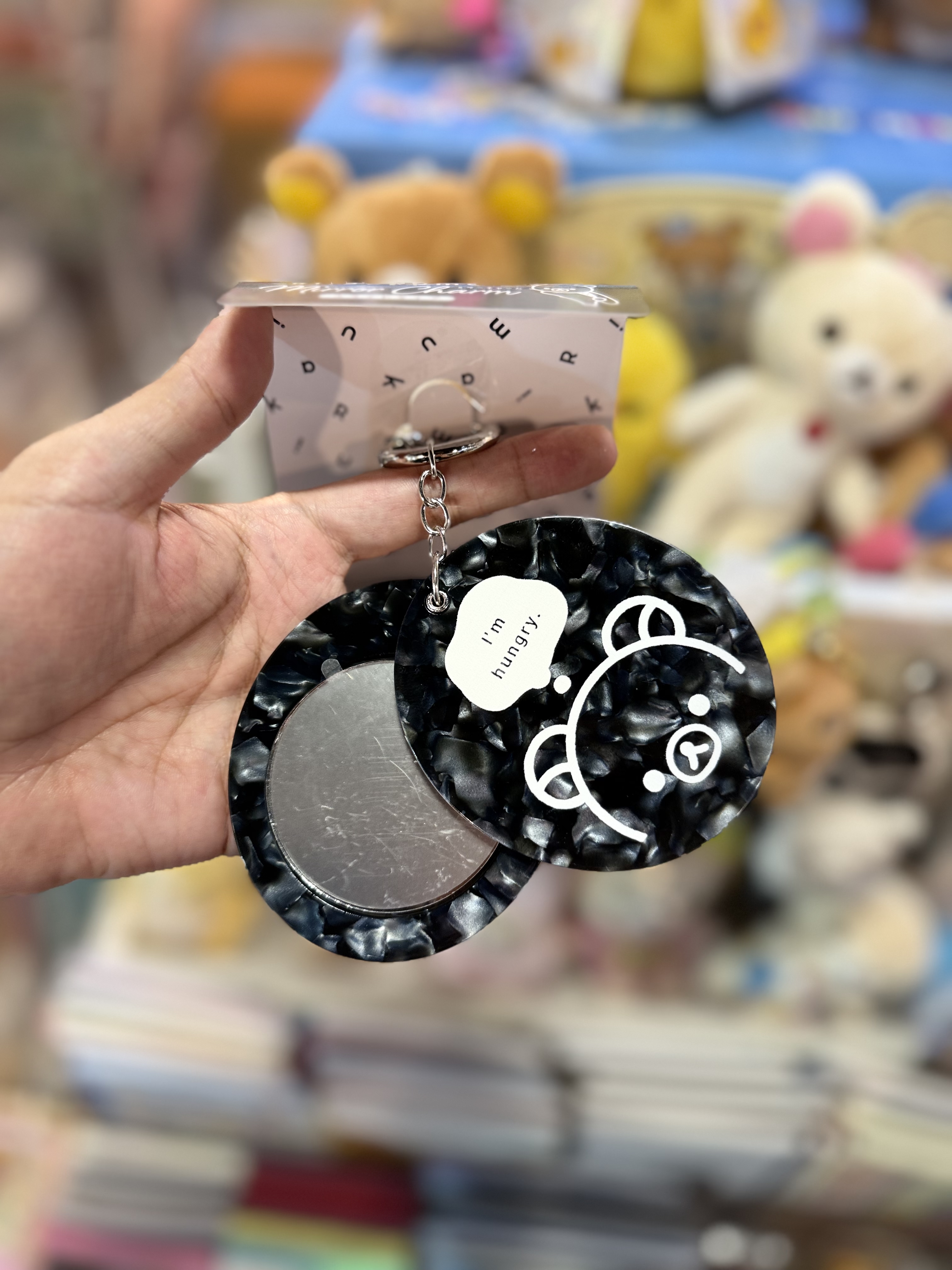 《現貨》全新Rilakkuma 黑白系列 鏡仔掛飾