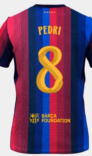 Barcelona 巴塞羅拿 2026-27 主場印字 (內有多選，不是球衣)
