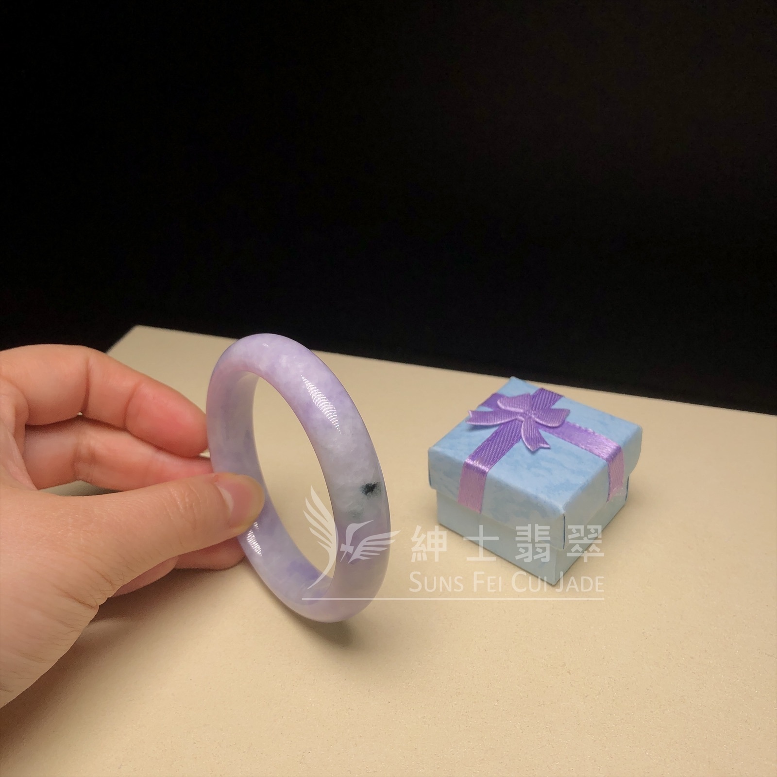 木那藍紫飄花福鐲54.3mm - 1